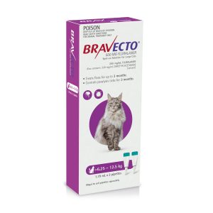 BRAVECTO CAT PLUS 500 MG 6.25 - 12.5KG PURPLE