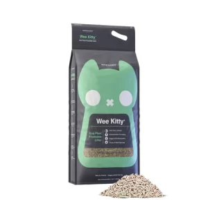 WEE KITTY ECO PLANT NATURAL CLUMPING TOFU WHEAT LITTER 9KG