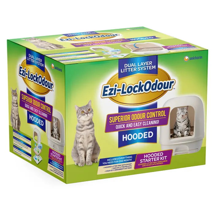 EZI-LOCKODOUR Dual Layer Cat Litter System - Hooded - Image 6