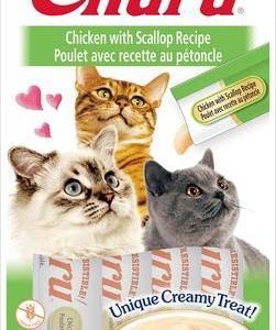 INABA CAT CHURU PUREE CHICKEN WITH SCALLOP 6X2oz