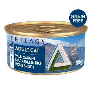 TRILOGY ADULT MACKEREL IN BONE BROTH 85GX24