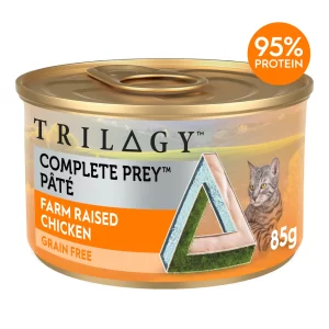 TRILOGY COMPLETE PREY PATE CHICKEN 85GX24
