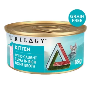 TRILOGY KITTEN TUNA IN BONE BROTH 85GX24