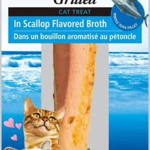 INABA CAT GRILLED TUNA FILLET IN SCALLOP BROTH 6X0.52oz
