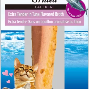 INABA CAT GRILLED TUNA FILLET EX TENDER TUNA BROTH 6X0.52oz
