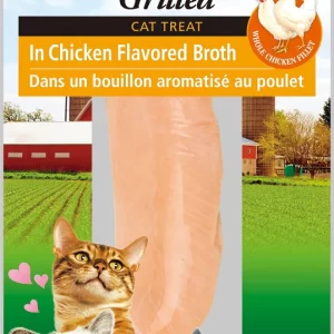 INABA CAT GRILLED CHKN FILLET IN CHICKEN BROTH 6X0.88oz