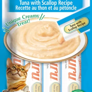 INABA CAT CHURU PUREE TUNA WITH SCALLOP 6X2oz