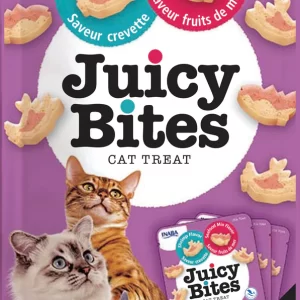 INABA CAT JUICY BITES SHRIMP & SEAFOOD MIX 6X1.2oz