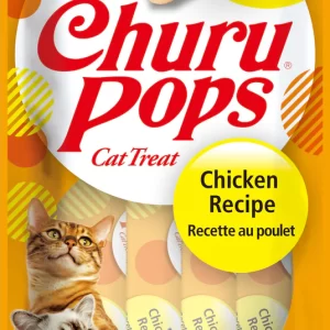 INABA CAT CHURU POPS CHICKEN 6X2.16oz
