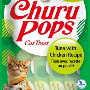 INABA CAT CHURU POPS TUNA WITH CHICKEN 6X2.16oz