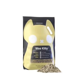WEE KITTY BAMBOO ODOR CONTROL LITTER 2KG